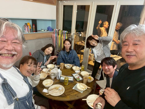 講習会 夕食の様子