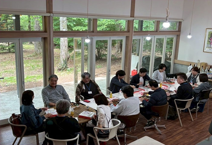 朝食風景